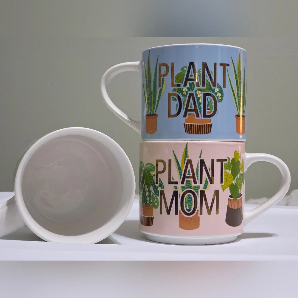 🌿 Coco+Lola Plant Lover+ Mom+ Dads Pastel Lover Mugs Set of 3 🌸 Spring Garden - Picture 9 of 10